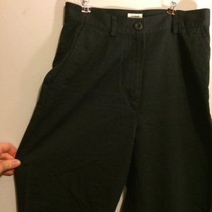 3/$30 High waisted black L.L. Bean trousers